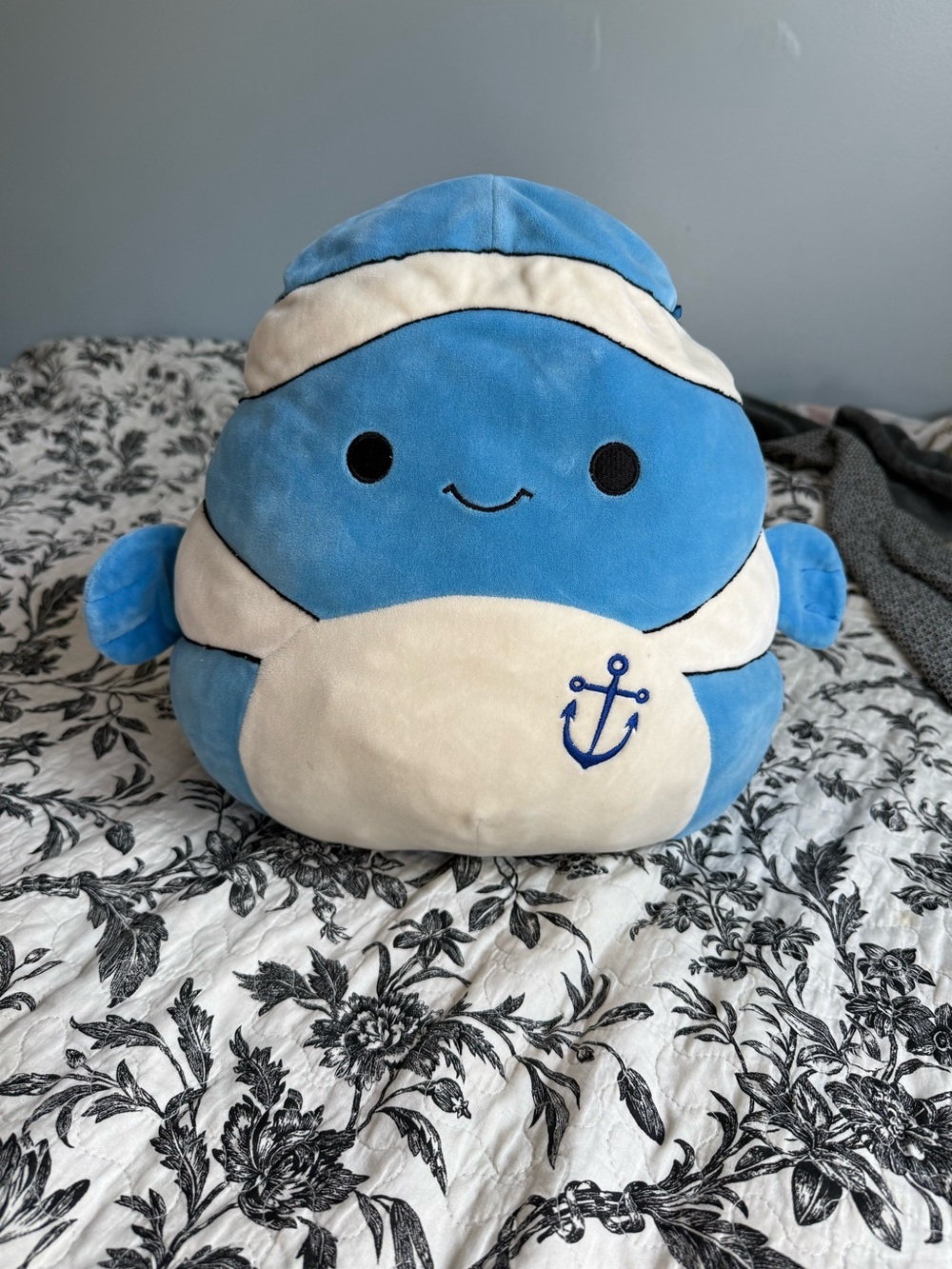 Squishmallows Blue Plush fish